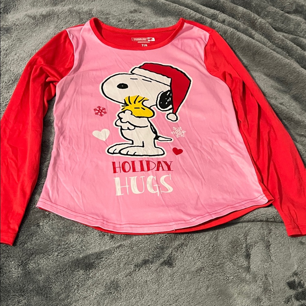 PJ Set Christmas Peanuts Snoopy Long Sleeve